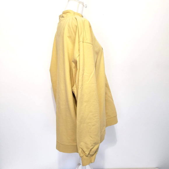 Vtg Western Michigan SIZE L Jansport Pullover Crewneck Sweatshirt 1/4 Zip - Picture 2 of 11